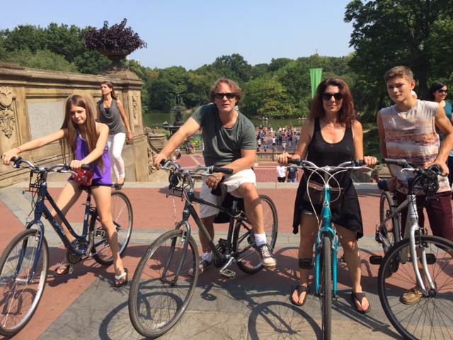 cycling in Central Park with Kids 
