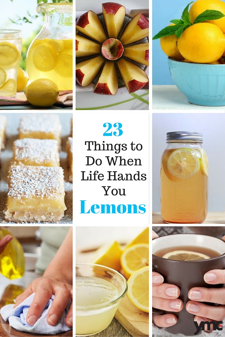 23 Things to Do with Lemons that can brighten (and tasty up) your day! | YMCFood | Life Hacks | YummyMummyClub.ca