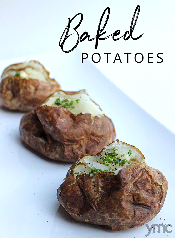 This chef-tested trick gives baked potatoes a tasty crispy skin and fluffier inside. Make this easy recipe for the perfect BBQ side dish everytime.| YMC