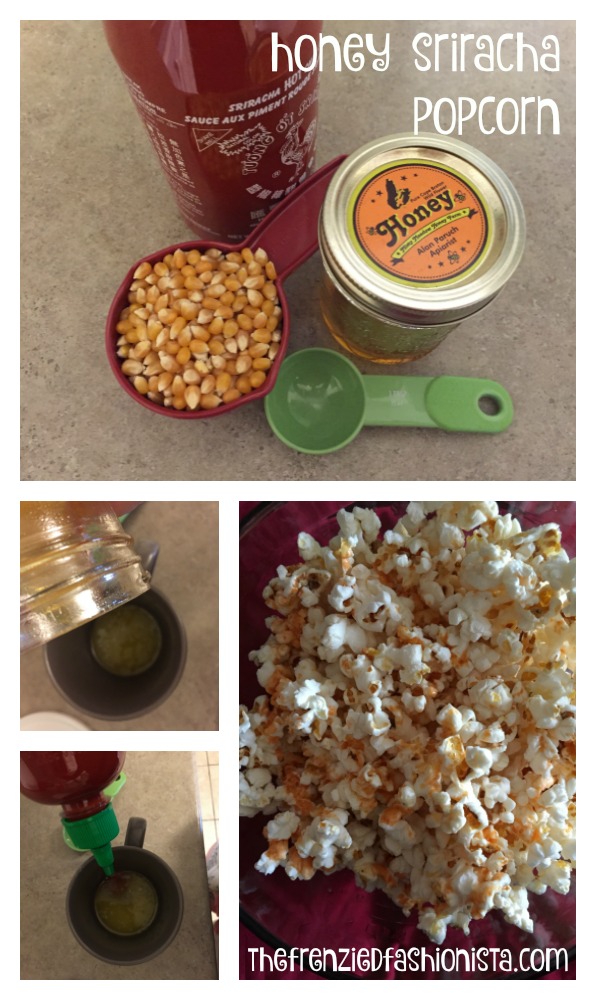 Honey & Sriracha Popcorn recipe 