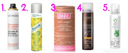 How to use dry shampoo on those days where you simply don't have time to wash and blow dry your hair. 