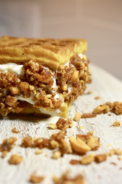 Cake Waffle Ice Cream Sandwiches | YummyMummyClub.ca 