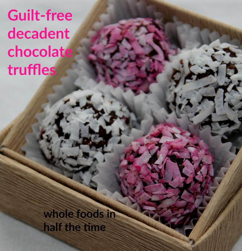 This easy decadent truffle dessert is gluten free, has no refined sugar, and no guilt!  | YMCFood | YummyMummyClub.ca