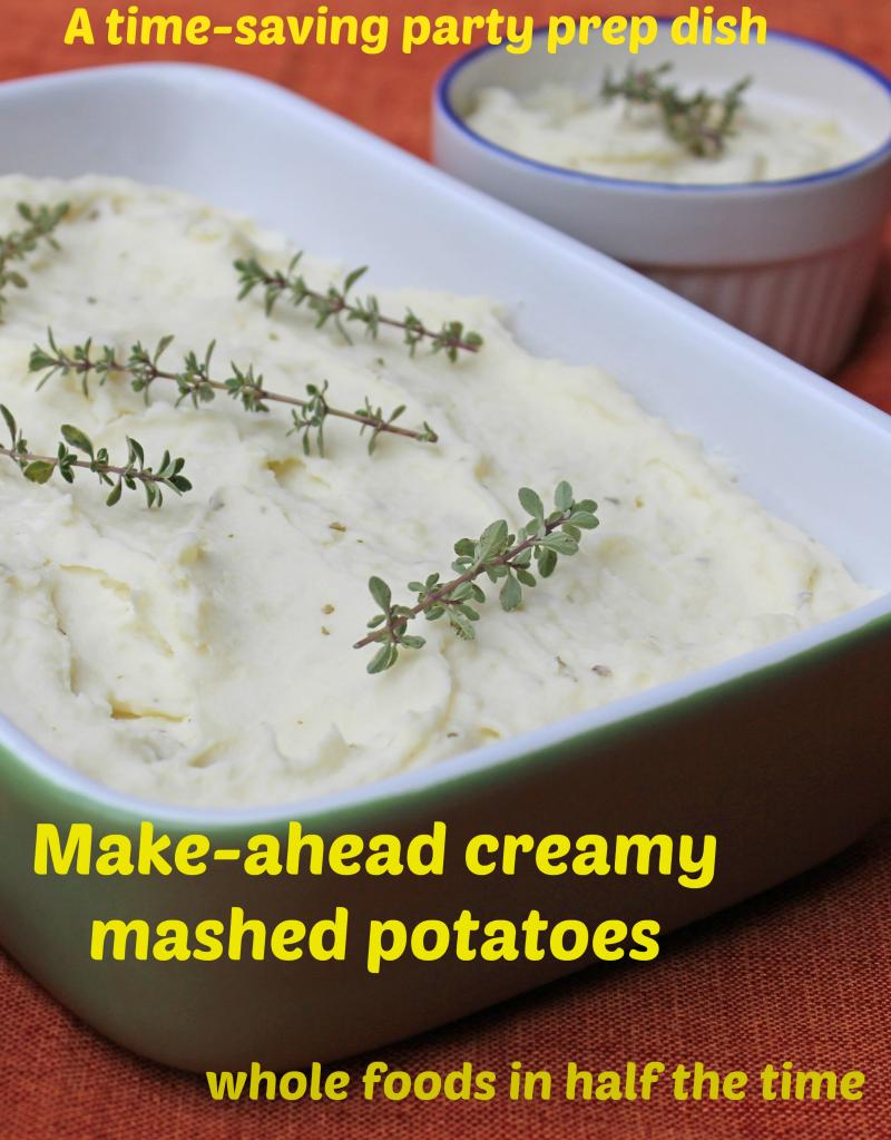 Mashed potatoes make ahead