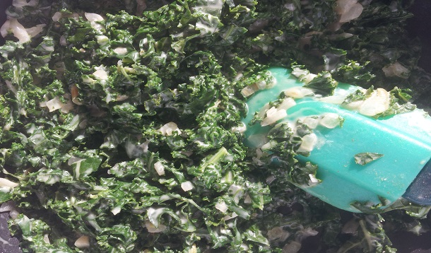 creamed kale