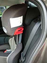 2014 Mazda3 rear headrest