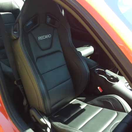2015 Ford Mustang Recaro seat
