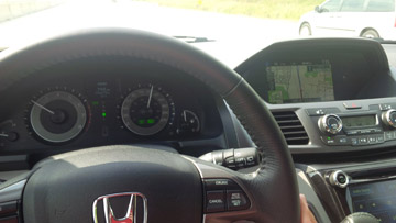 Honda Odyssey front dash