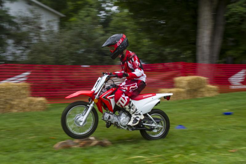 Honda Junior Red Riders dirt bike