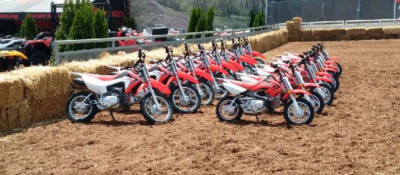 Honda Junior Red Riders dirt bikes