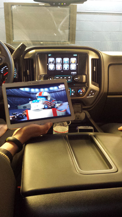 Chevrolet Silverado 4G LTE streaming video