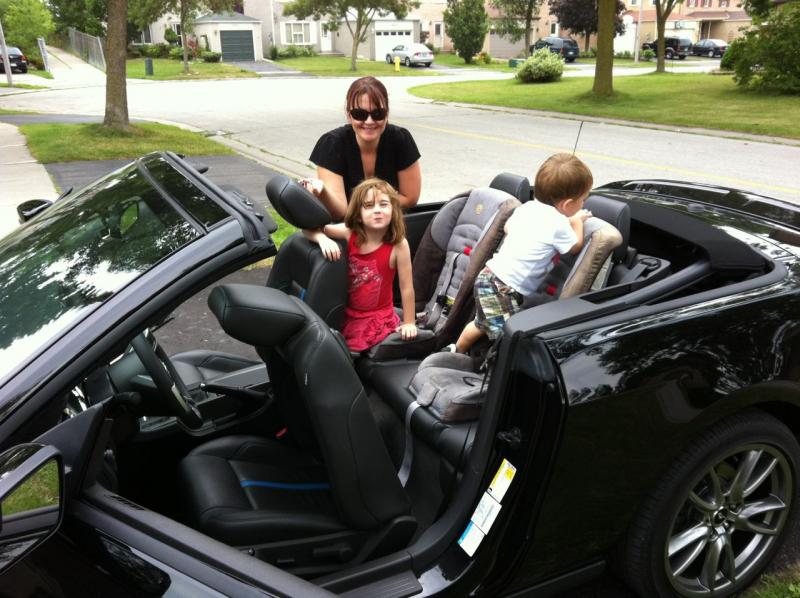 Family friendly 2012 Ford Mustang Convertible
