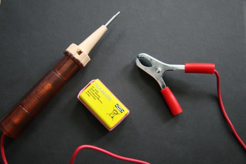 Circuit Tester and 9V Battery