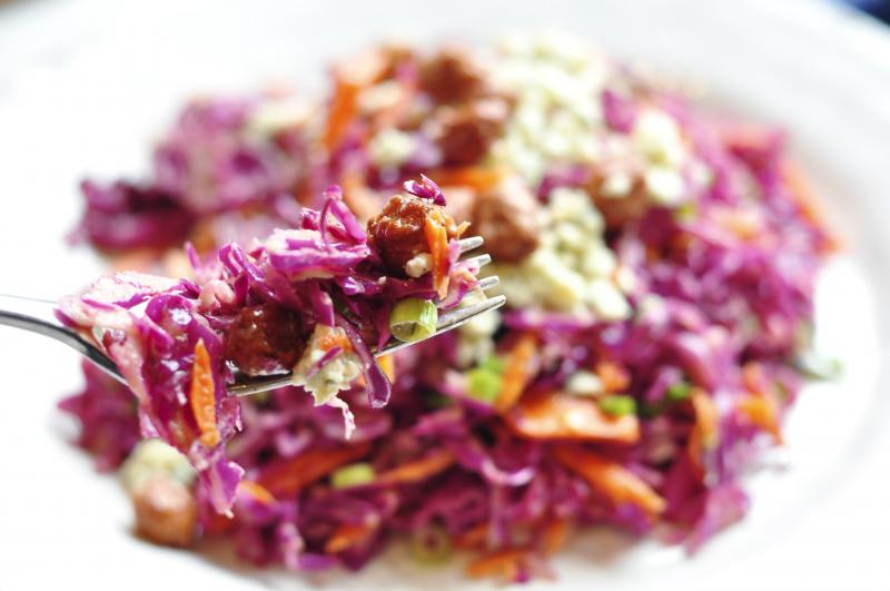 red cabbage salad, easy summer salad, coleslaw recipe, easy coleslaw recipe, Favourite Salads, blue cheese salad