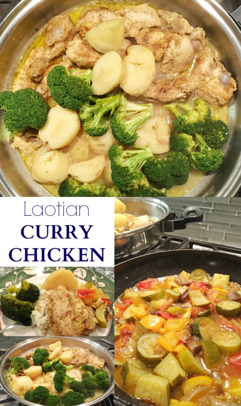 An easy, Laotian curry chicken recipe that will please the entire family and is perfect for Sunday dinner.