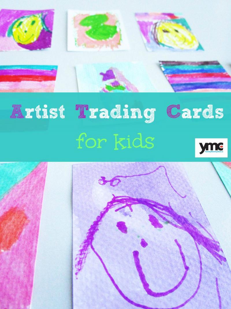 Artist trading cards for kids.