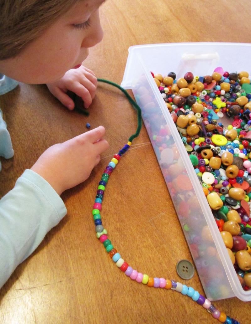 Selecting beads