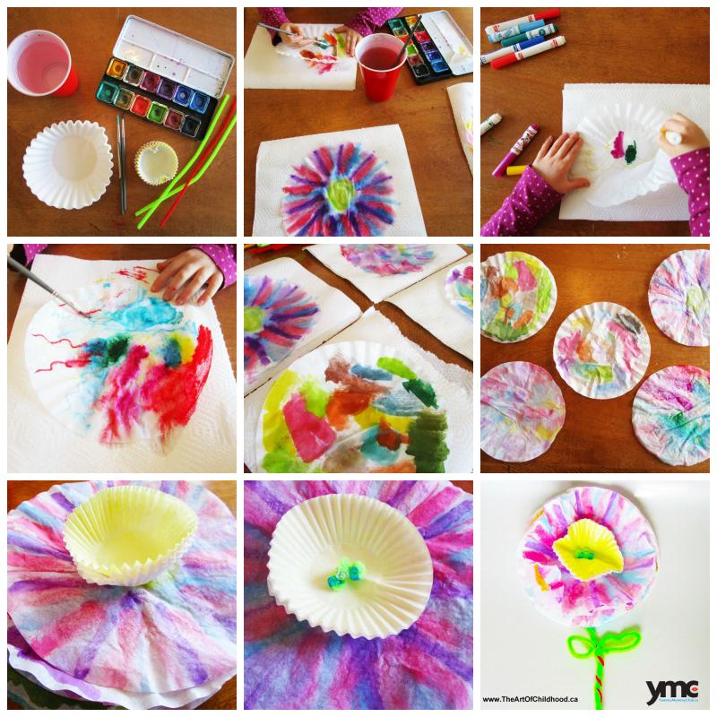 Cut flowers are beautiful. Until they aren't. So ask for these beautiful kid-crafted flowers instead for Mother's Day. | DIY | Crafts | YMC