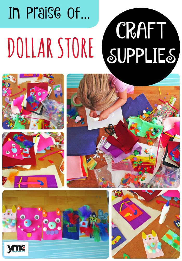 When it comes to certain art materials, you really can’t beat the dollar store. | Crafts | YummyMummyClub.ca