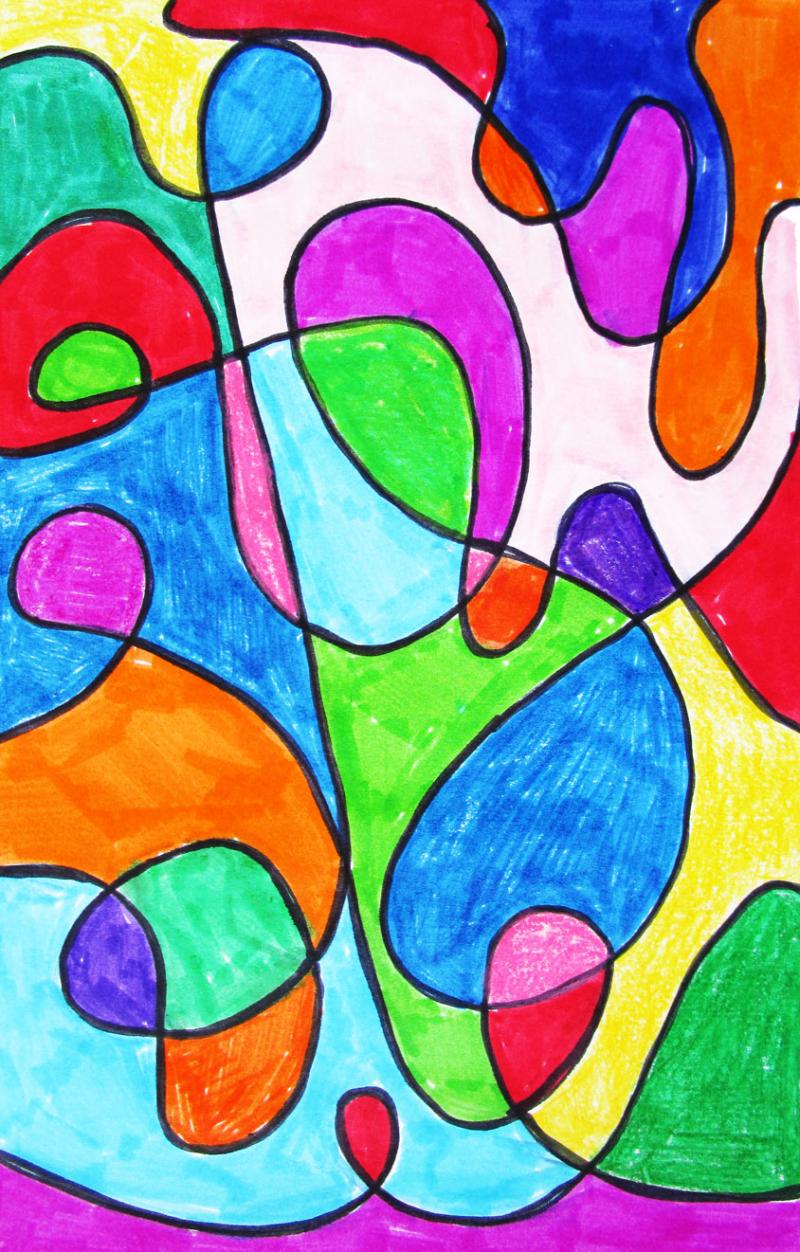 Creative Drawing Ideas Easy Drawing For Kids With Colour Here Are
