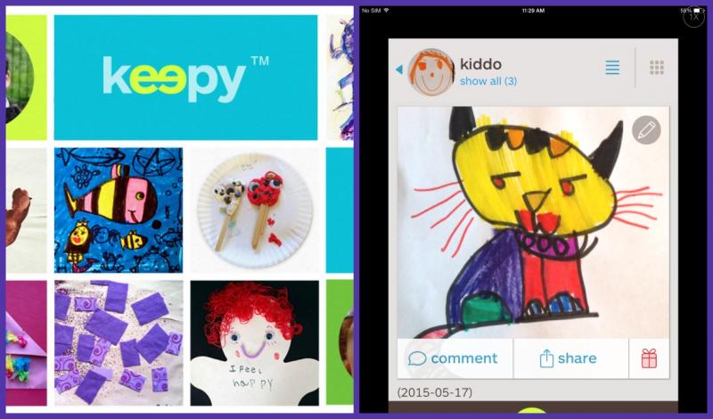 Keepy art storage app.