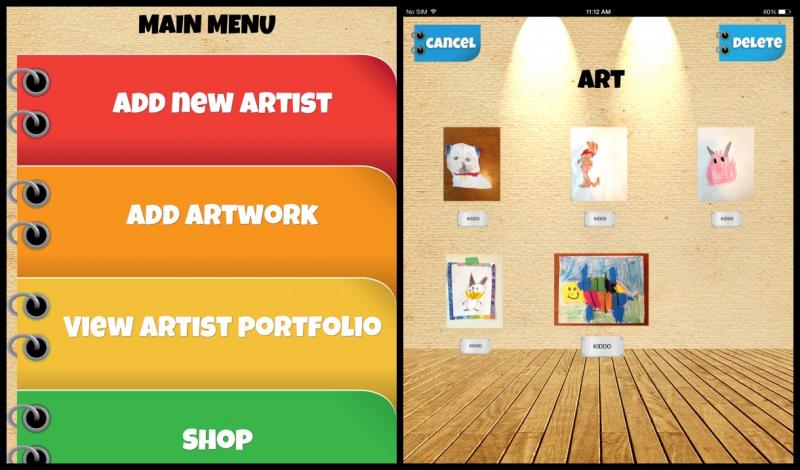 KidPix art storage app