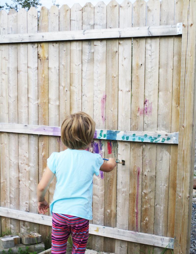 Paint a fence!