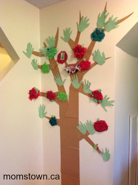 tree craft to teach seasons