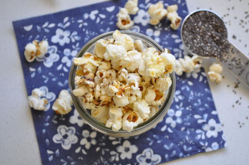 Chia seed popcorn recipe 