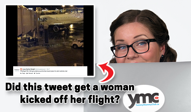 Can You Get Kicked Off Your Flight For Tweeting? :: YummyMummyClub.ca