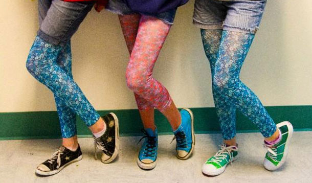 Real Middle School Girls Leggings