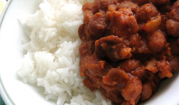 Slow Cooker Pinto Beans and Rice Recipe