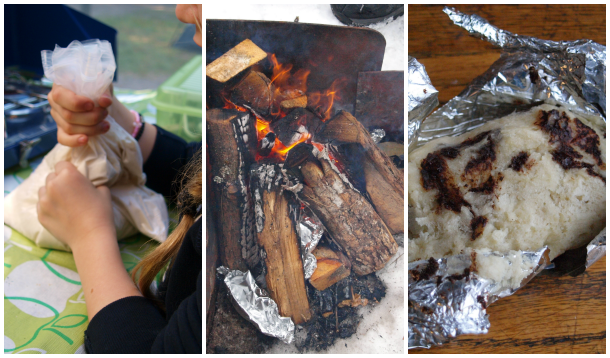 A bannock camping breakfast that's so easy to make your kids can do it for you 