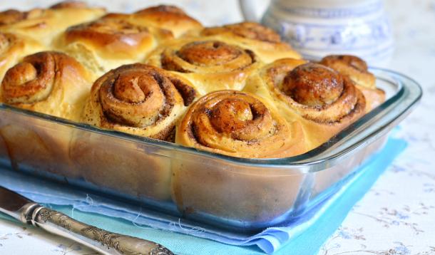 You won't miss the cinnamon with these flaky and decadent coconut breakfast buns. Made with cream, butter, coconut oil and sugar, this is the best reason to make a bun from scratch; you will never find anything like this anywhere else. | YMCFood | YummyMummyClub.ca