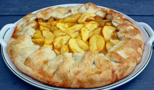 Simple to make peach pie
