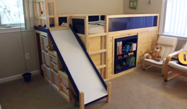IKEA hack toddler bed 