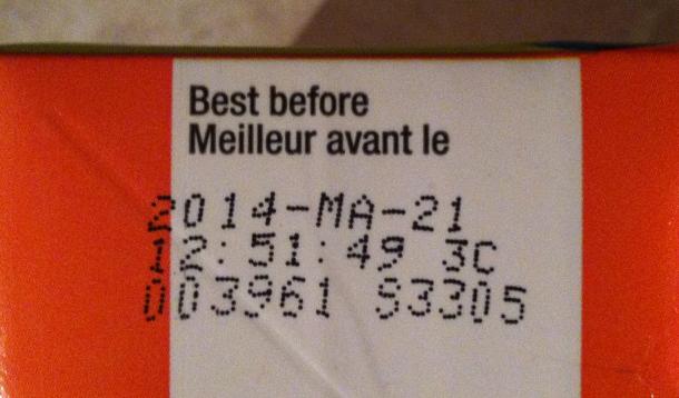 Best Before and Expiry Dates – Interpreting Canada's 2019 Food