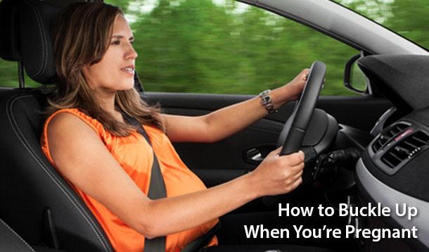 how to buckle up when pregnant