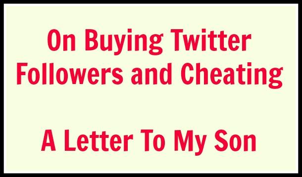 Buying Twitter Followers and Cheating