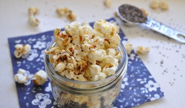 Chia Seed Popcorn Recipe 