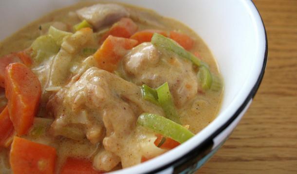 Creamy Chicken Carrot Stew Recipe