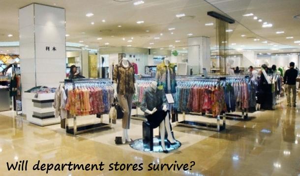 department stores are dying