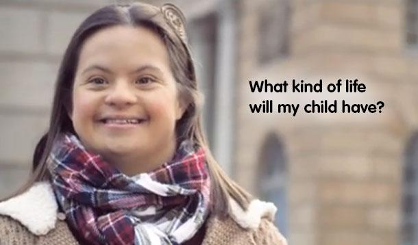 down syndrome child speaks out