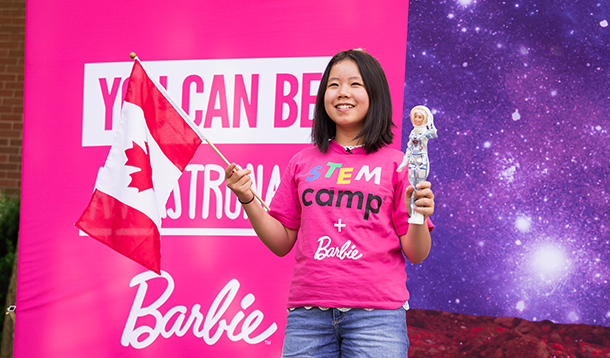 Barbie Launches into Space