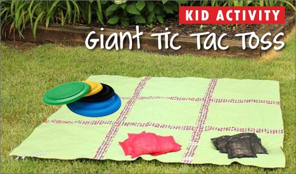 giant tic tac toss kid activity