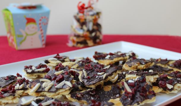 Delicious salted honey bark makes a sweet gift for anyone on your list