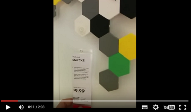 man entertains himself with IKEA puns