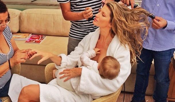 Gisele-Bundchen-Instagram-breastfeeding