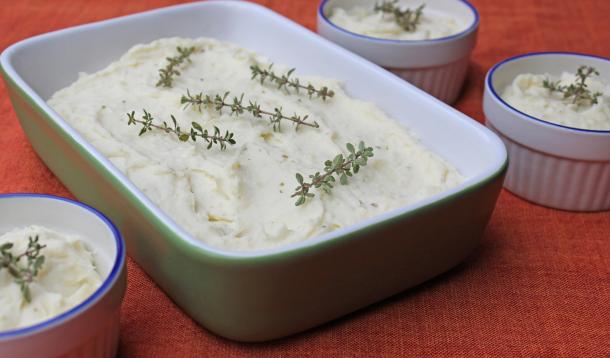 Creamy Make Ahead Mashed Potatoes are perfect for a party