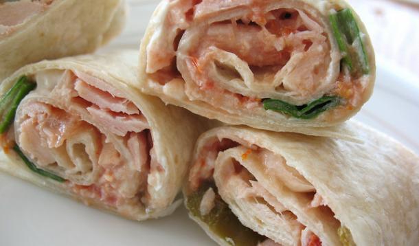Salsa Tuna Roll Ups Recipe